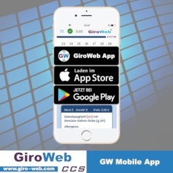 GiroWeb App für Apple iOS & Google Android Smartphones, Mobil-Telefone & Tablets