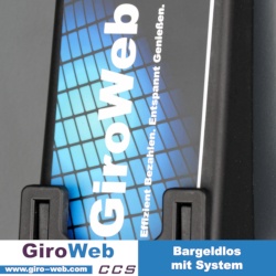 GiroWeb GW-Karte im RFID-Leser für Aufwerter und Automaten