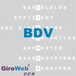 GiroWeb FAQ für Gemeinschaftsverpflegung (GV) & Catering: Was ist der BDV?