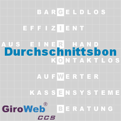 GiroWeb FAQ für Gemeinschaftsverpflegung (GV) & Catering: Was ist ein Durchschnittsbon?